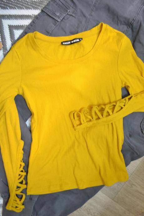 Tally weijl tričko sexi rukávy xs/m, tally weijl,m