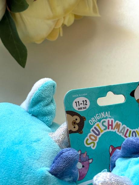 Squishmallows detské papuče tatiana modrý drak, 29