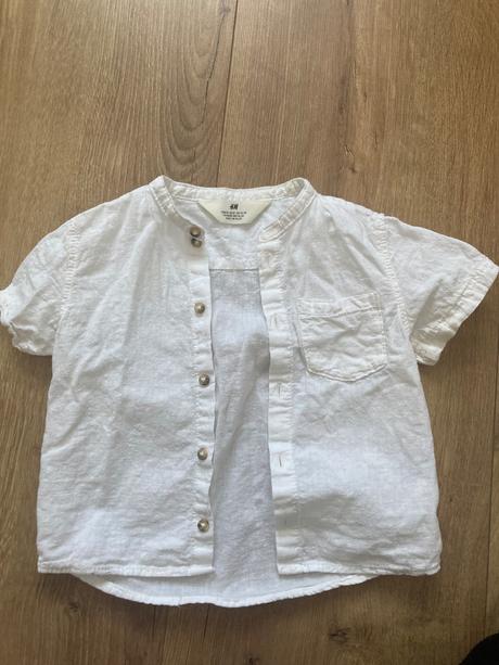 Ľanová košeľa 92, h&m,92