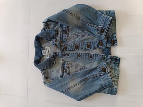 Dievčenská riflová bunda, h&m,86