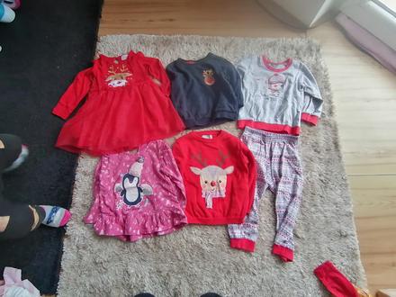 Vianocne saty, svetrik, pyzamko, tricko, 86–98