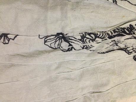 Skladana štýlová sukňa, bandolera,38