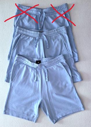 Hm sortky teplakove 2 ks top stav, h&m,s
