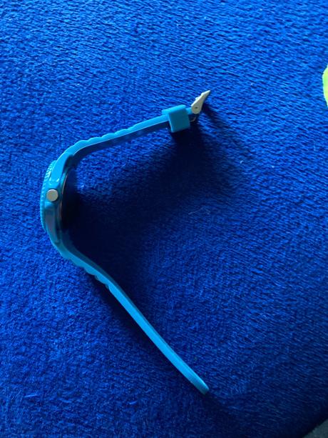 Modré hodinky, vodotesné 5 bar, 