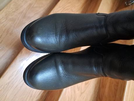 Dámske kožené tmavozelené čižmy simen 38, 38