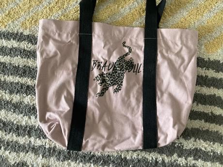 Plátená kabelka s leopardom, lindex