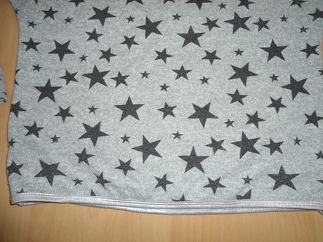 Sive tricko s hviezdami, s