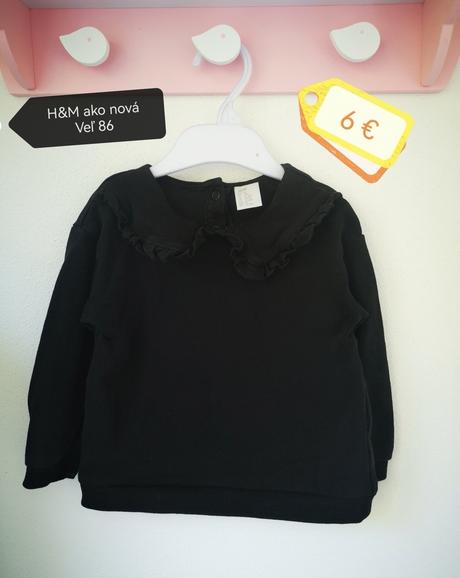 Mikina s golierom, h&m,86