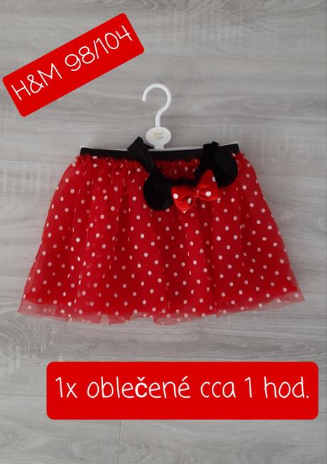 Minnie kostym,celenka a suknicka,