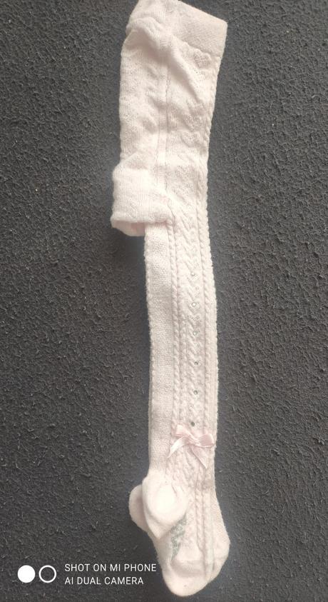 Bledoružové pančuchy veľ.62/68, 62