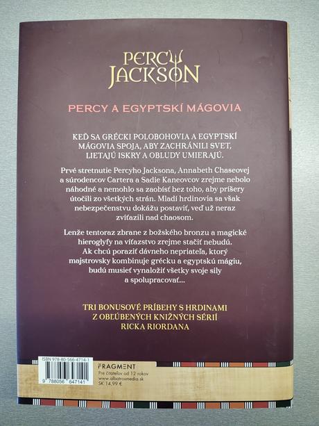 Percy jackson - percy a egyptskí mágovia, 