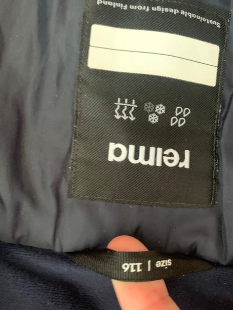 Reima typ toki predĺžená zimná bunda, parka 116-12, reima,116