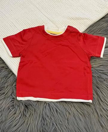 Chlapčenské tričko červené mothercare (68), 68