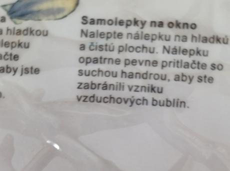Samolepky na okno, 