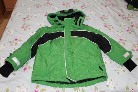 Zelenočierna bunda h&m 98, h&m,98