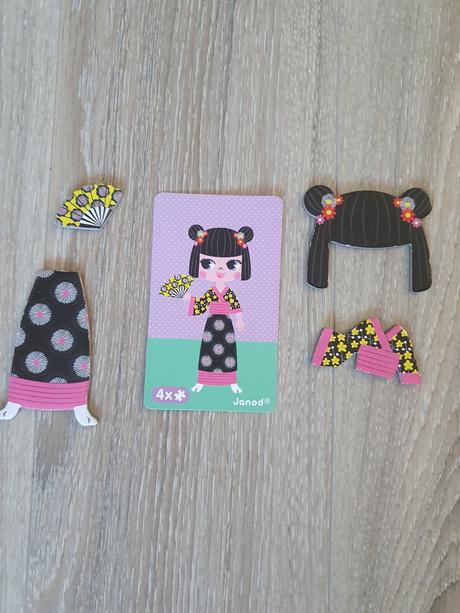 Magnetická kniha janod obliekanie,