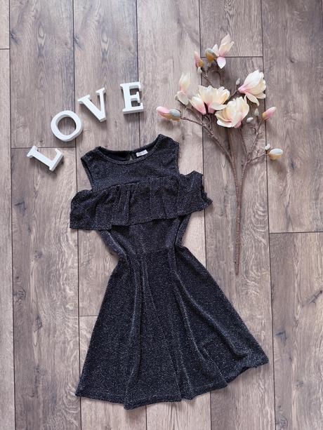 Trblietavé šaty, xs