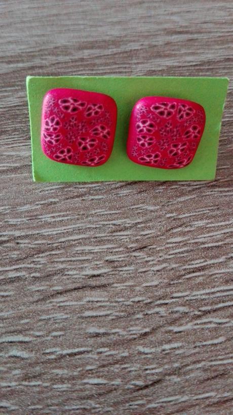 Drevené náušnice, 