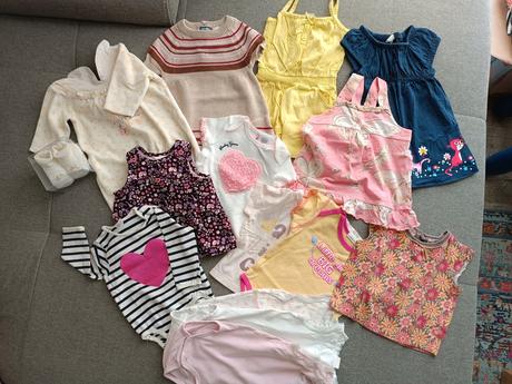 Balík pre dievča 0-3 mesiace leto 16eur/15ks, 50–62