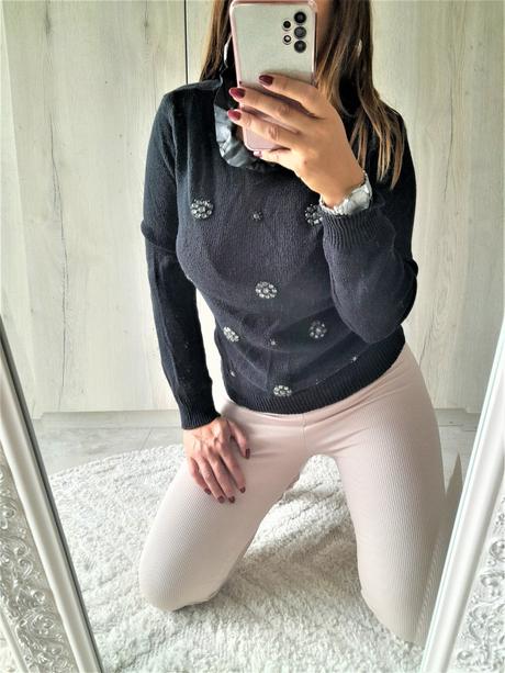 Dorothy perkins svetrík s kamienkami-s/m, s