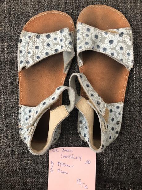 Barefoot sandalky, 30