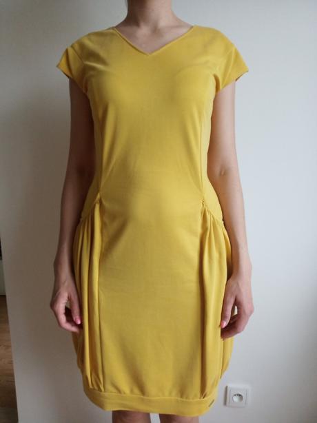 Žlte šaty andrea martiny, 38