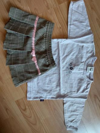 Sukňa+tričko, 68–80