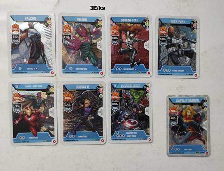 Kartičky mission arena iba vybalené, 