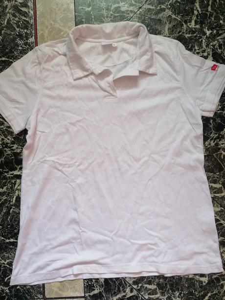 Tričko biele krátky rukav m/l, l