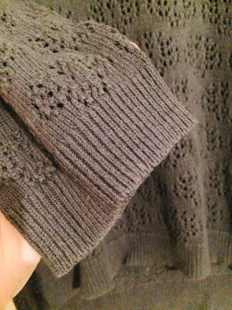 Sedy pulover so zipsom, h&m,m