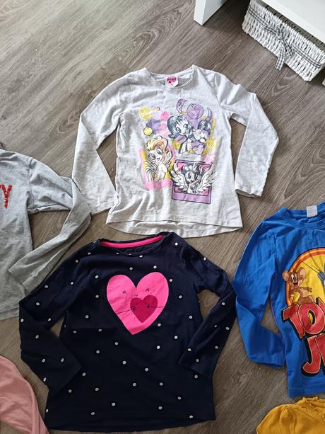 Tričká dlhý rukáv veľkosť 122, 122