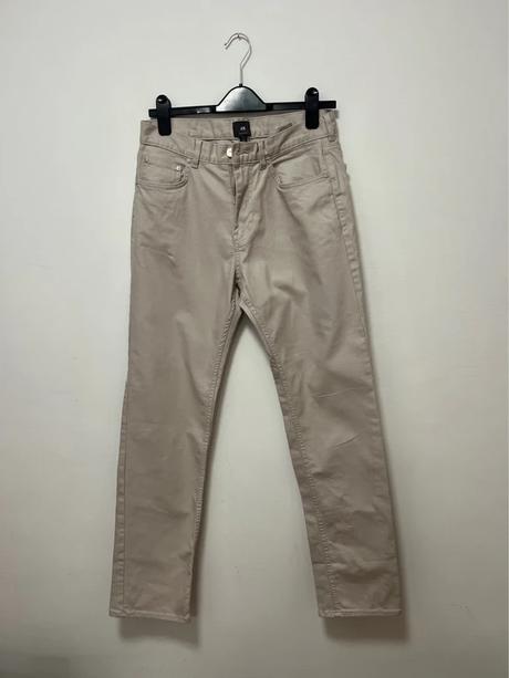 Svetlobéžové nohavice hm regular fit, h&m,30