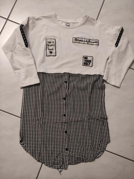 Predĺžené tričko qba, 152