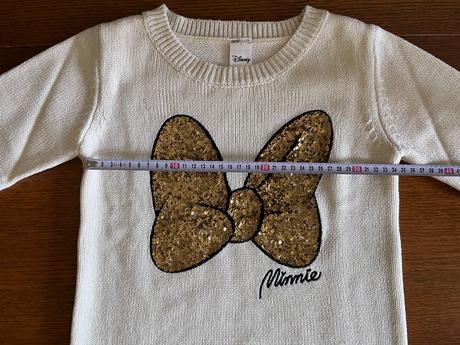 Pulóvrik s minnie mouse mašľou, disney,134