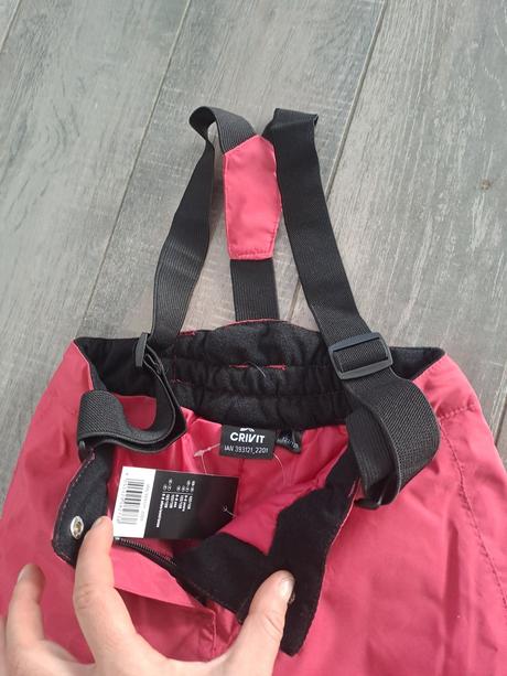 Nové, lyžiarske nohavice, crivit,128