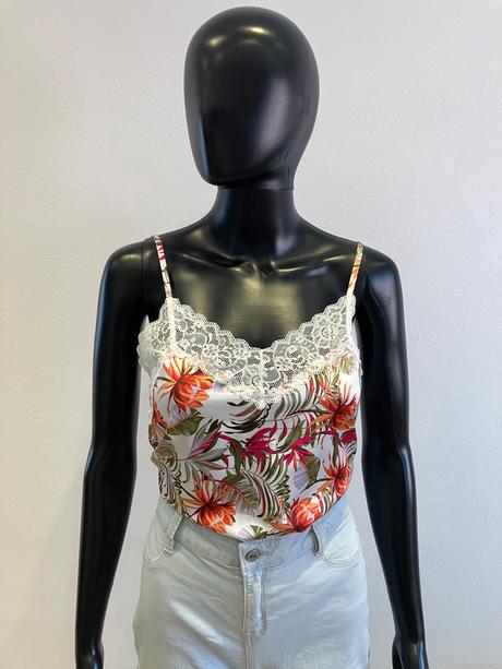 Dámska farebná blúzka s čipkou tezenis, tezenis,s