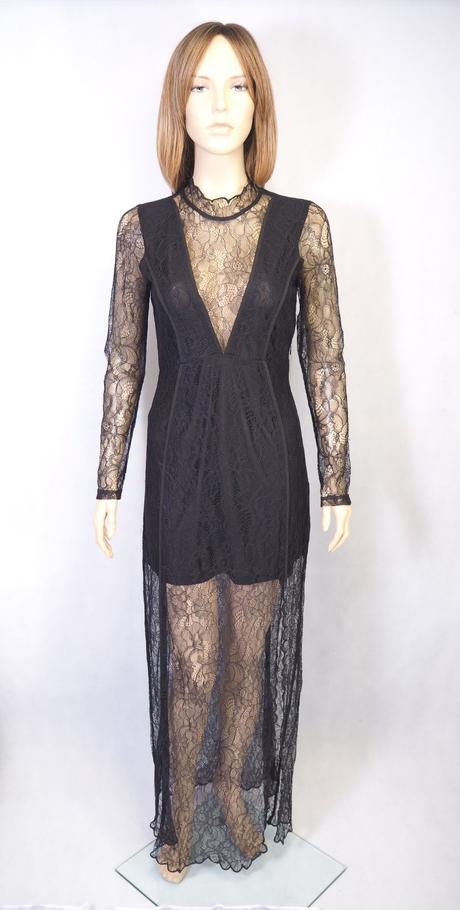 Kvalitné čipkované šaty gina tricot, 36