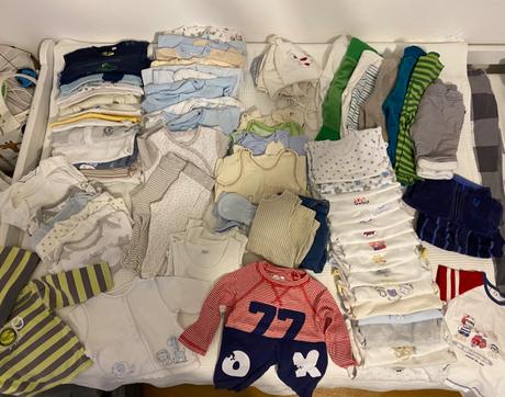 Mix oblečenia 0-6 mesiacov, 50–62