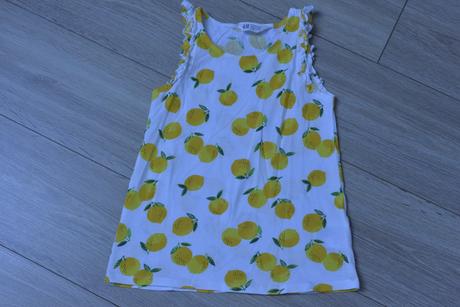 Tielko s citrónikmi, h&m,134