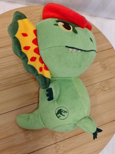 Plyšový dinosaurus dilophosaurus jurský svet 23 cm, 