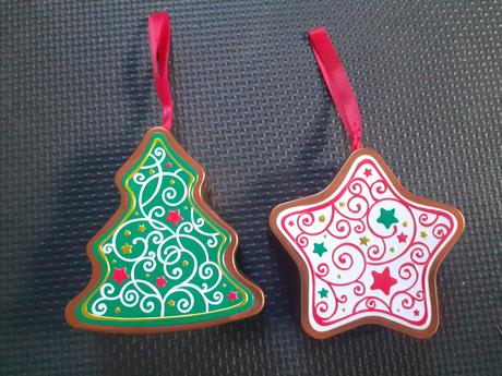 Plechové vianočné dózy,