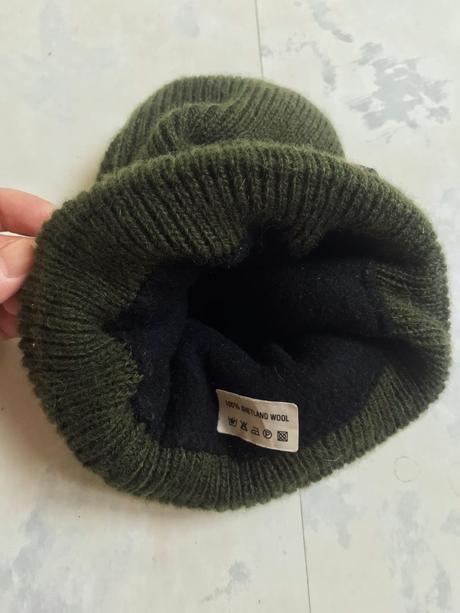 Duplovaná vlnená čiapka, l