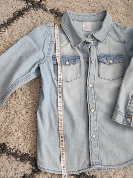 Cool riflovka s vyšúchaným efektom, h&m,92