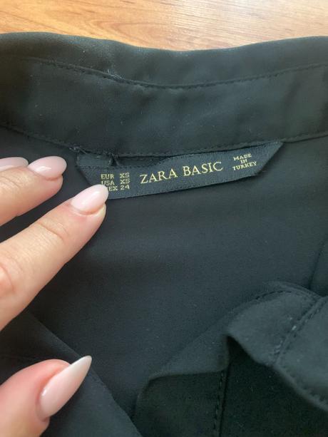 Zara čierna blúzka, zara,xs