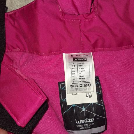 Lyziarske nohavice, 158