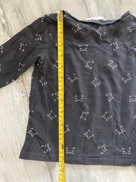 Mačičkové tričko, h&m,92