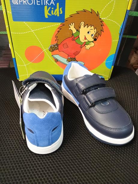 Chlapčenské kožené topánky protetika 23220340 b, protetika,30