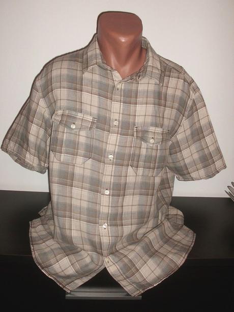 Pánska hnedá košeľa, veľkosť xl, marks & spencer,xl