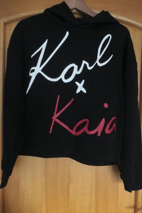 Karl lagerfeld orig. limitka karl&kaia top mikina, s