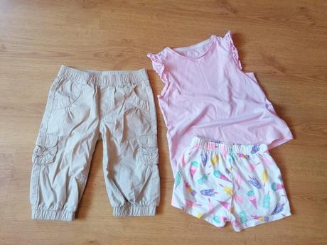 Kratasy a tielko v.104, h&m,104